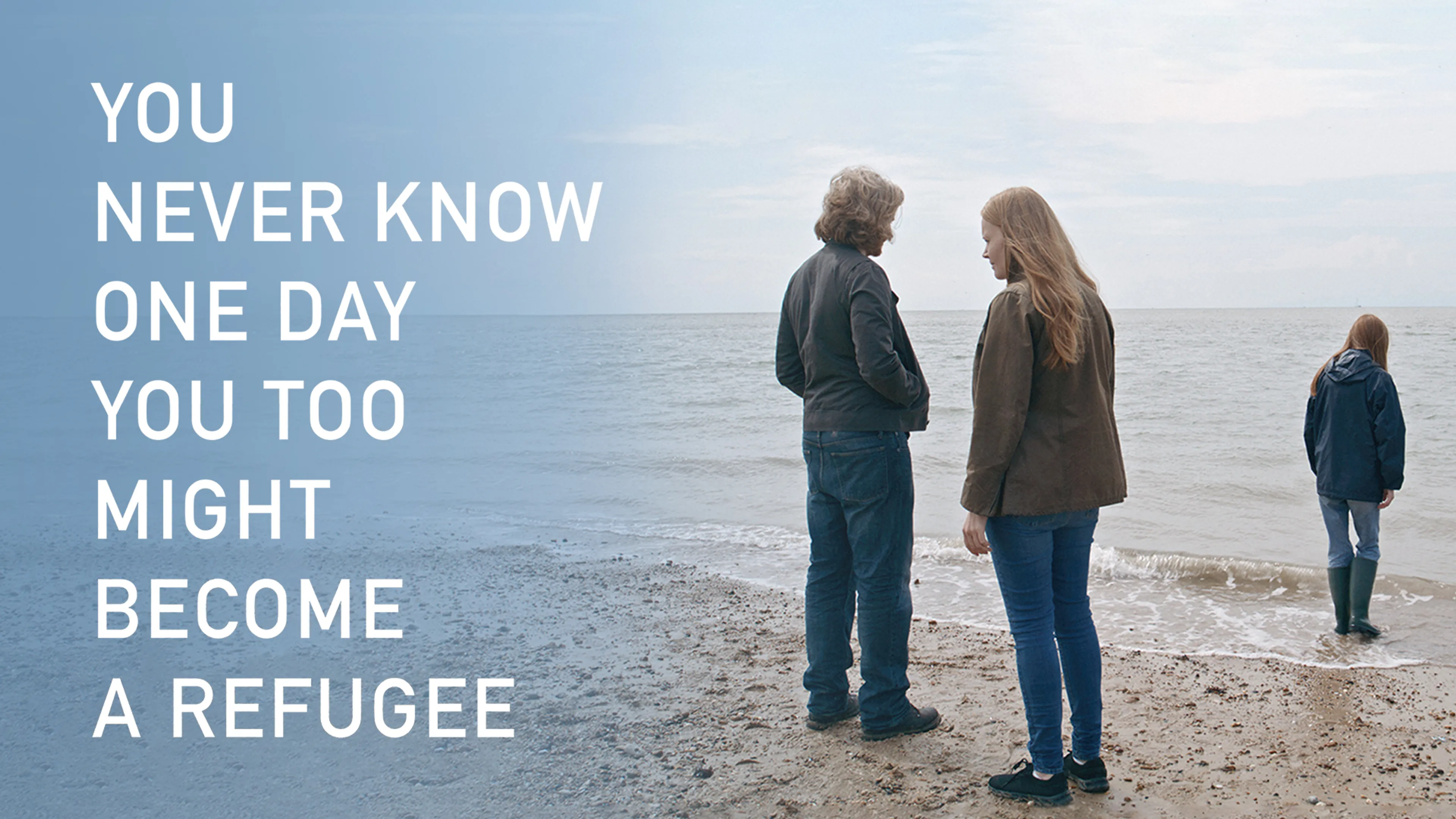 You Never Know One Day You Too Might Become A Refugee poster